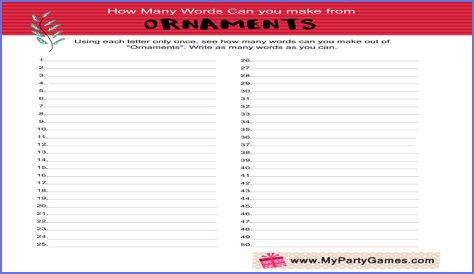 How many different words can you make out of Happy Birthday?