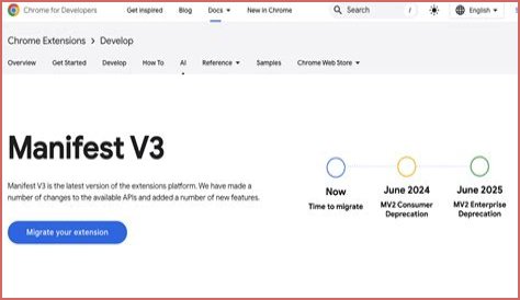 What is manifest V3?